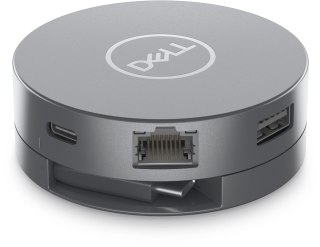 DELL DA305 Przewodowa USB 3.2 Gen 2 (3.1 Gen 2) Type-C Srebrny