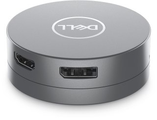 DELL DA305 Przewodowa USB 3.2 Gen 2 (3.1 Gen 2) Type-C Srebrny