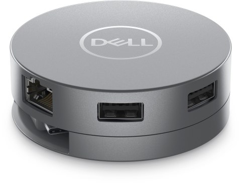 DELL DA305 Przewodowa USB 3.2 Gen 2 (3.1 Gen 2) Type-C Srebrny