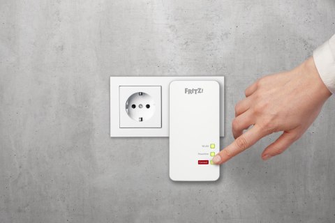 FRITZ!Powerline 1260 1200 Mbit/s Przewodowa sieć LAN Wi-Fi Biały 1 szt. FRITZ!Powerline 1260 1200 Mbit/s Przewodowa sieć LAN Wi-Fi Biały 1 szt.