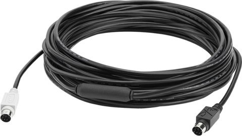 Logitech GROUP 10m Extender Cable kabel PS/2 6-p Mini-DIN Czarny Logitech GROUP 10m Extender Cable kabel PS/2 6-p Mini-DIN Czarny