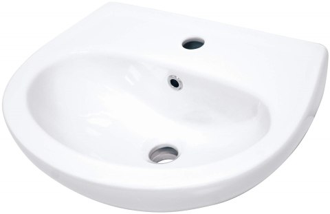 Umywalka ceramiczna ścienna z miejscem na baterię Umywalka ceramiczna ścienna z miejscem na baterię