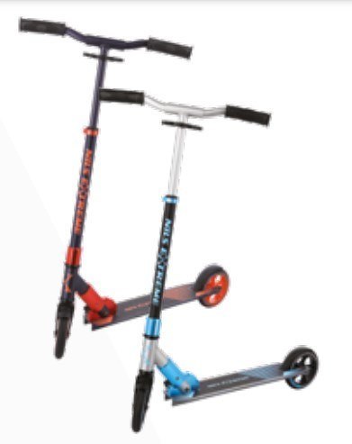 Hulajnoga miejska NILS EXTREME HD145 GRAPHITE-ORANGE Hulajnoga miejska NILS EXTREME HD145 GRAPHITE-ORANGE
