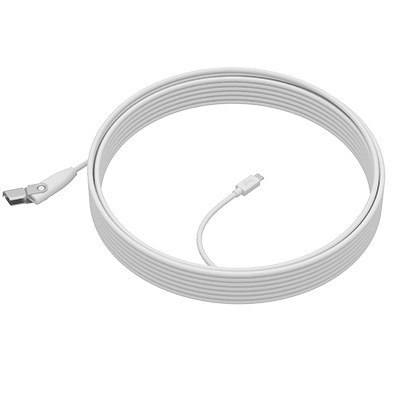 Logitech Rally Mic Pod Extension Cable Biały Logitech Rally Mic Pod Extension Cable Biały