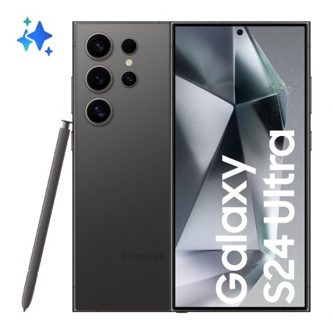 Samsung Galaxy S24 Ultra 17,3 cm (6.8") Dual SIM 5G USB Type-C 12 GB 256 GB 5000 mAh Czarny Samsung Galaxy S24 Ultra 17,3 cm (6.8") Dual SIM 5G USB Type-C 12 GB 256 GB 5000 mAh Czarny