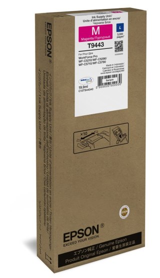 Tusze Epson WF-C5210, kolor Magenta, T944340
