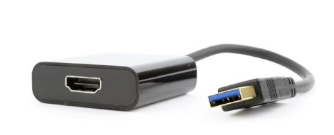 Adapter GEMBIRD A-USB3-HDMI-02 (USB 3.0 M - HDMI F; 0,15m; kolor czarny) Adapter GEMBIRD A-USB3-HDMI-02 (USB 3.0 M - HDMI F; 0,15m; kolor czarny)