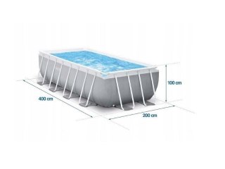 *****Basen stelaż.400x200 pompa220V+drab 26788NP