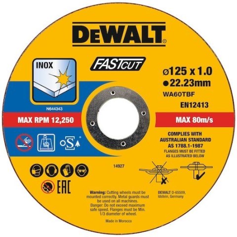 DeWALT DT20540-QZ element do szlifierki kątowej Płyta szlifierska DeWALT DT20540-QZ element do szlifierki kątowej Płyta szlifierska