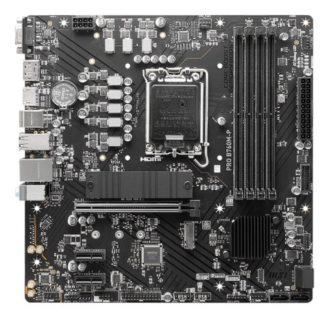MSI PRO B760M-P płyta główna Intel B760 LGA 1700 micro ATX MSI PRO B760M-P płyta główna Intel B760 LGA 1700 micro ATX
