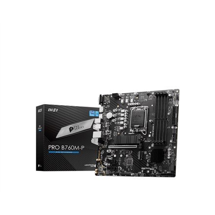 MSI PRO B760M-P płyta główna Intel B760 LGA 1700 micro ATX MSI PRO B760M-P płyta główna Intel B760 LGA 1700 micro ATX