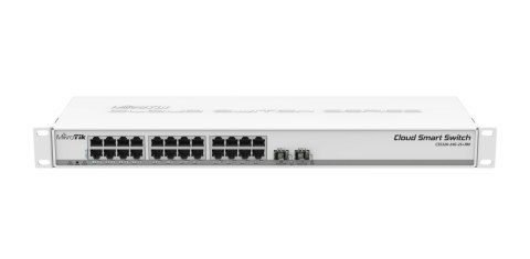 Mikrotik CSS326-24G-2S+RM łącza sieciowe Zarządzany Gigabit Ethernet (10/100/1000) Obsługa PoE 1U Biały Mikrotik CSS326-24G-2S+RM łącza sieciowe Zarządzany Gigabit Ethernet (10/100/1000) Obsługa PoE 1U Biały