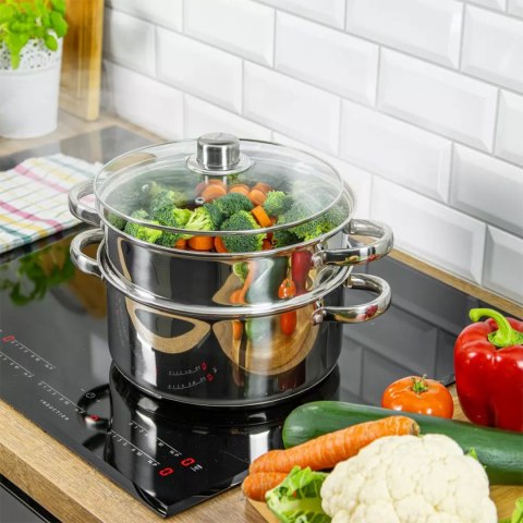 GARNEK NA PARĘ KINGHOFF 3 ELEM. 24cm KH-3318 GARNEK NA PARĘ KINGHOFF 3 ELEM. 24cm KH-3318