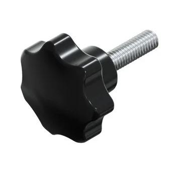 UCHWYT BAKELITOWY Z TRZPIENIEM CZARNY M8*20MM DIN6336L UCHWYT BAKELITOWY Z TRZPIENIEM CZARNY M8*20MM DIN6336L
