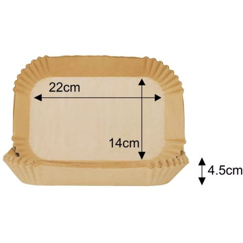 WKŁAD PAPIEROWY DO FRYTOWNICY 22x14cm 100szt. KLAUSBERG KB-7783 WKŁAD PAPIEROWY DO FRYTOWNICY 22x14cm 100szt. KLAUSBERG KB-7783