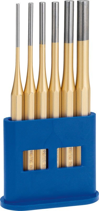ZESTAW WYBIJAKÓW W STOJAKU Z TWORZYW ŚR. 3, 4, 5, 6, 8, 10MM ZESTAW WYBIJAKÓW W STOJAKU Z TWORZYW ŚR. 3, 4, 5, 6, 8, 10MM
