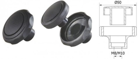 POKRĘTŁO SKŁADANE POK 02 FI 50 M10 804 POKRĘTŁO SKŁADANE POK 02 FI 50 M10 804