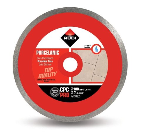 TARCZA DIAMENTOWA DO GRESU PORCELANOWEGO CPC 180 PRO TARCZA DIAMENTOWA DO GRESU PORCELANOWEGO CPC 180 PRO