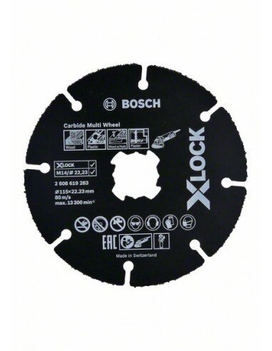 TARCZA TNĄCA X-LOCK CARBIDE MULTI WHEEL 115*1*22.23 10 SZT. TARCZA TNĄCA X-LOCK CARBIDE MULTI WHEEL 115*1*22.23 10 SZT.