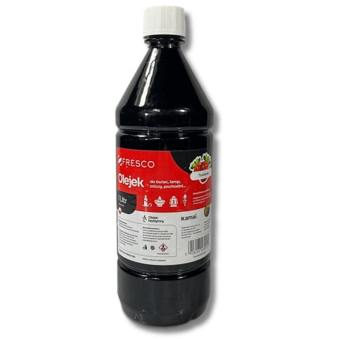 Paliwo olej do lamp, pochodni i świec 1,0L TRUSKAWKA