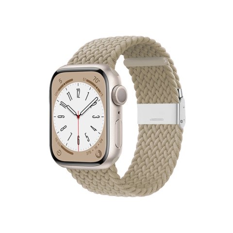 Crong Wave Band - Pleciony pasek do Apple Watch 38/40/41/42 mm (kamienny beż) Crong Wave Band - Pleciony pasek do Apple Watch 38/40/41/42 mm (kamienny beż)