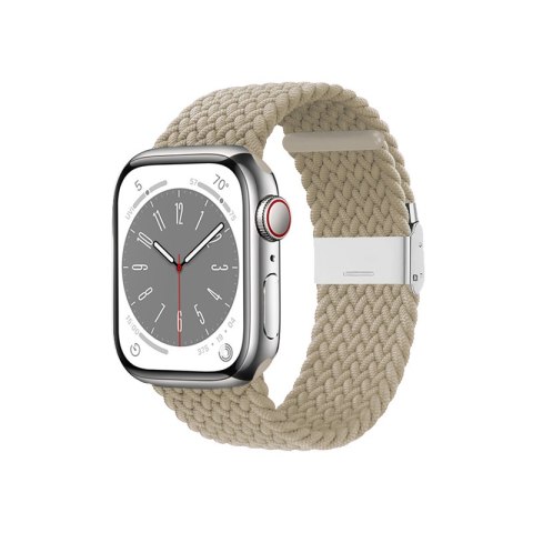 Crong Wave Band - Pleciony pasek do Apple Watch 38/40/41/42 mm (kamienny beż) Crong Wave Band - Pleciony pasek do Apple Watch 38/40/41/42 mm (kamienny beż)