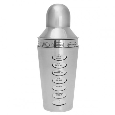 SHAKER BARMAŃSKI Z RECEPTURAMI 600ml KINGHOFF KH-1393 SHAKER BARMAŃSKI Z RECEPTURAMI 600ml KINGHOFF KH-1393