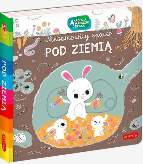 Książeczka Akademia mądrego dziecka Pod ziemią. Niesamowity spacer Książeczka Akademia mądrego dziecka Pod ziemią. Niesamowity spacer