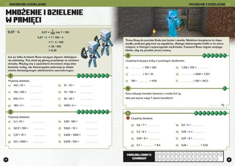 Książeczka Minecraft. Matematyka. Megazadania. 12+ Książeczka Minecraft. Matematyka. Megazadania. 12+