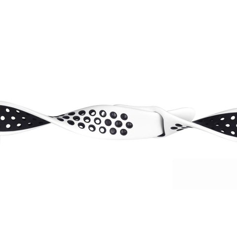 Crong Duo Sport - Pasek do Apple Watch 38/40/41/42 mm (biały/czarny) Crong Duo Sport - Pasek do Apple Watch 38/40/41/42 mm (biały/czarny)