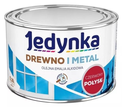 EMALIA ALKIDOWA DO DREWNA I METALU CZERWONY 0,36L EMALIA ALKIDOWA DO DREWNA I METALU CZERWONY 0,36L