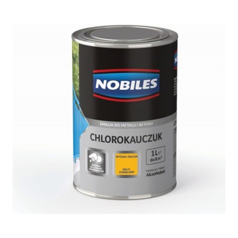 NOBILES EMALIA CHLOROKAUCZUKOWA ŻÓŁTA SYGNAŁOWA 1003 0.9L NOBILES EMALIA CHLOROKAUCZUKOWA ŻÓŁTA SYGNAŁOWA 1003 0.9L