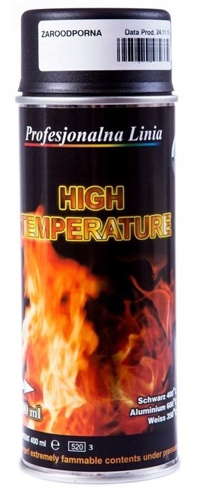 SPRAY 400ML ŻAROODPORNY SREBRNY 9006 SPRAY 400ML ŻAROODPORNY SREBRNY 9006