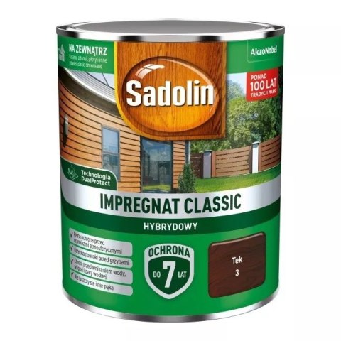 SADOLIN IMPREGNAT CLASSIC HYBRYDOWY 7 LAT TEK 0.75 SADOLIN IMPREGNAT CLASSIC HYBRYDOWY 7 LAT TEK 0.75