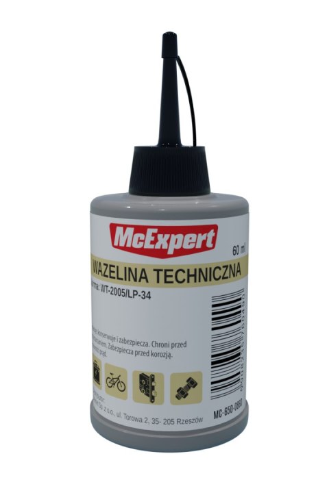 WAZELINA TECHNICZNA BUTELKA Z MIESZKIEM 60ML WAZELINA TECHNICZNA BUTELKA Z MIESZKIEM 60ML