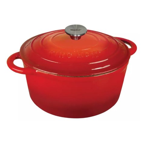 EMALIOWANY GARNEK ŻELIWNY 21cm KINGHOFF KH-1614 EMALIOWANY GARNEK ŻELIWNY 21cm KINGHOFF KH-1614