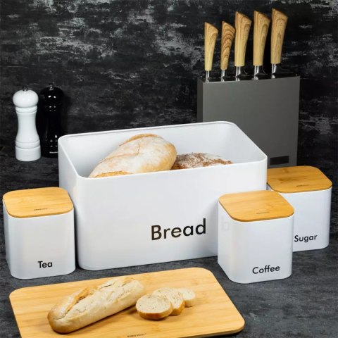 CHLEBAK Z ZESTAWEM POJEMNIKÓW KUCHENNYCH KINGHOFF KH-1026 CHLEBAK Z ZESTAWEM POJEMNIKÓW KUCHENNYCH KINGHOFF KH-1026