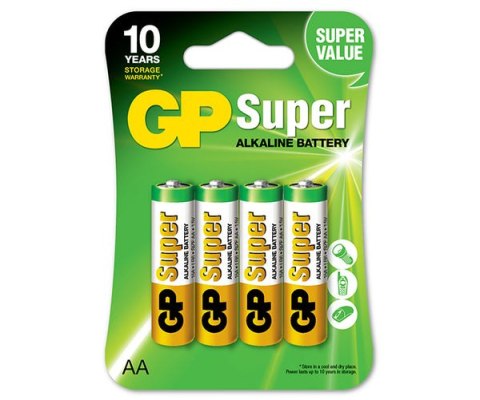 BATERIA SUPER ALKALINE AA LR6 1.5V 4 SZTUKI BATERIA SUPER ALKALINE AA LR6 1.5V 4 SZTUKI