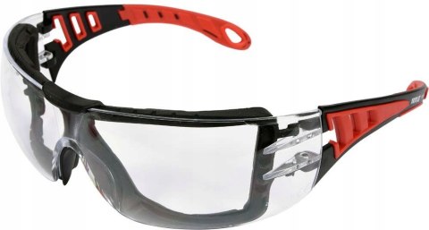 OKULARY OCHRONNE BEZBARWNE Z PASKIEM OKULARY OCHRONNE BEZBARWNE Z PASKIEM
