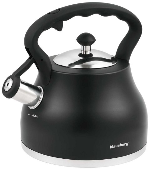 CZAJNIK Z GWIZDKIEM KLAUSBERG 2,7L KB-7448 CZAJNIK Z GWIZDKIEM KLAUSBERG 2,7L KB-7448