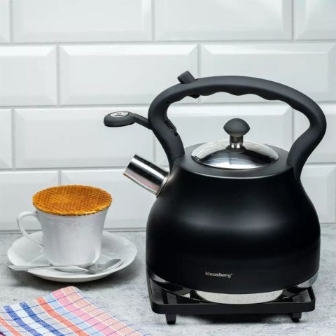 CZAJNIK Z GWIZDKIEM KLAUSBERG 2,7L KB-7448 CZAJNIK Z GWIZDKIEM KLAUSBERG 2,7L KB-7448
