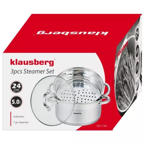 GARNEK NA PARĘ KLAUSBERG 3 ELEM. 24cm KB-7144 GARNEK NA PARĘ KLAUSBERG 3 ELEM. 24cm KB-7144