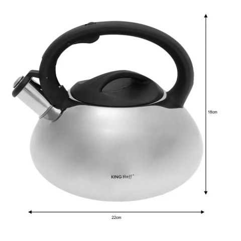 KINGHOFF CZAJNIK Z GWIZDKIEM 3.0L KH-3262 KINGHOFF CZAJNIK Z GWIZDKIEM 3.0L KH-3262