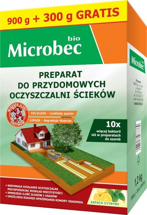 AKTYWATOR DO OCZYSZCZALNI - MICROBEC BIO 1200G AKTYWATOR DO OCZYSZCZALNI - MICROBEC BIO 1200G