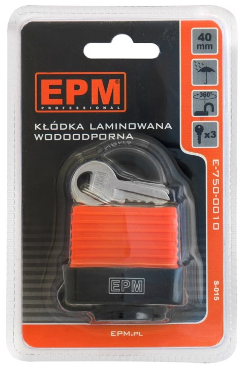 KŁÓDKA LAMINOWANA S-015 40MM KŁÓDKA LAMINOWANA S-015 40MM