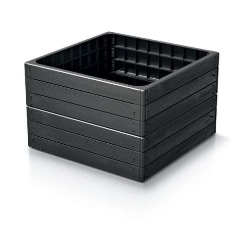 RABATA OGRODOWA BASE WOODY IBWS 756X756X250MM - ANTRACYT RABATA OGRODOWA BASE WOODY IBWS 756X756X250MM - ANTRACYT