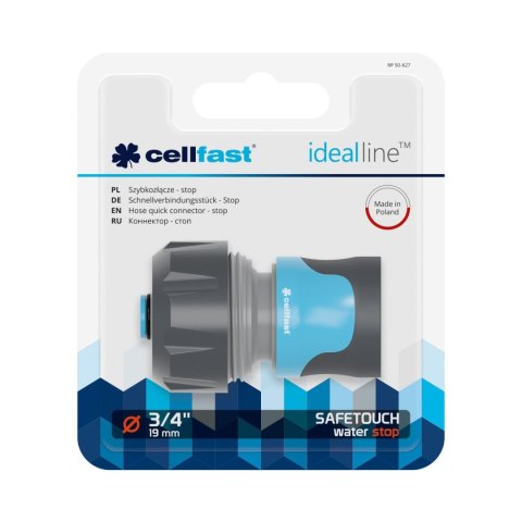SZYBKOZŁĄCZE STOP 3/4'' SAFETOUCH IDEAL SZYBKOZŁĄCZE STOP 3/4'' SAFETOUCH IDEAL