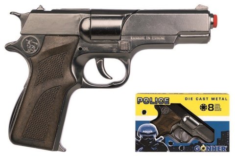 Pistolet policyjny metalowy GONHER 125/0 Pistolet policyjny metalowy GONHER 125/0