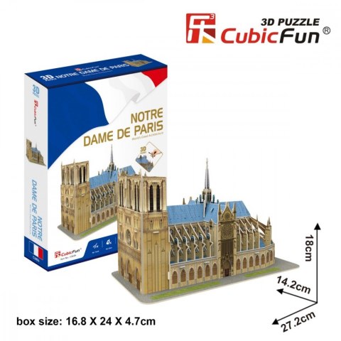 Puzzle 3D Katedra Notre Dame Puzzle 3D Katedra Notre Dame