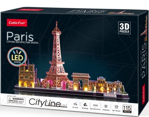 Puzzle 3D LED City Line Paryż Puzzle 3D LED City Line Paryż